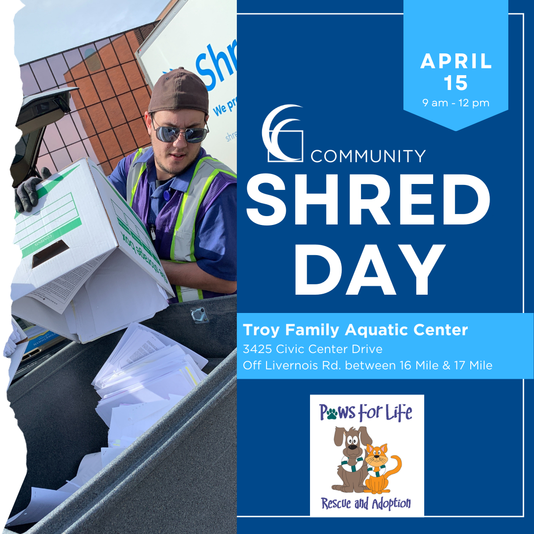 Shred Day Giveaway Rules › Cornerstone Community Financial